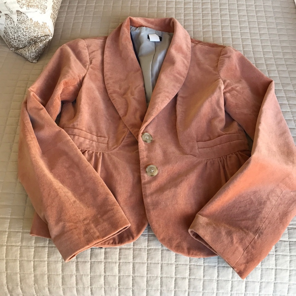 J Crew velvet blazer